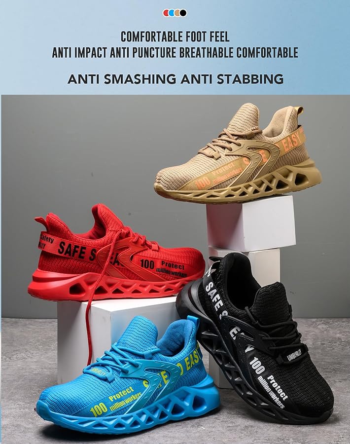 衛生日用品 Kage Amazon.com: Dajingkj Black Steel Toe Sneakers for Men
